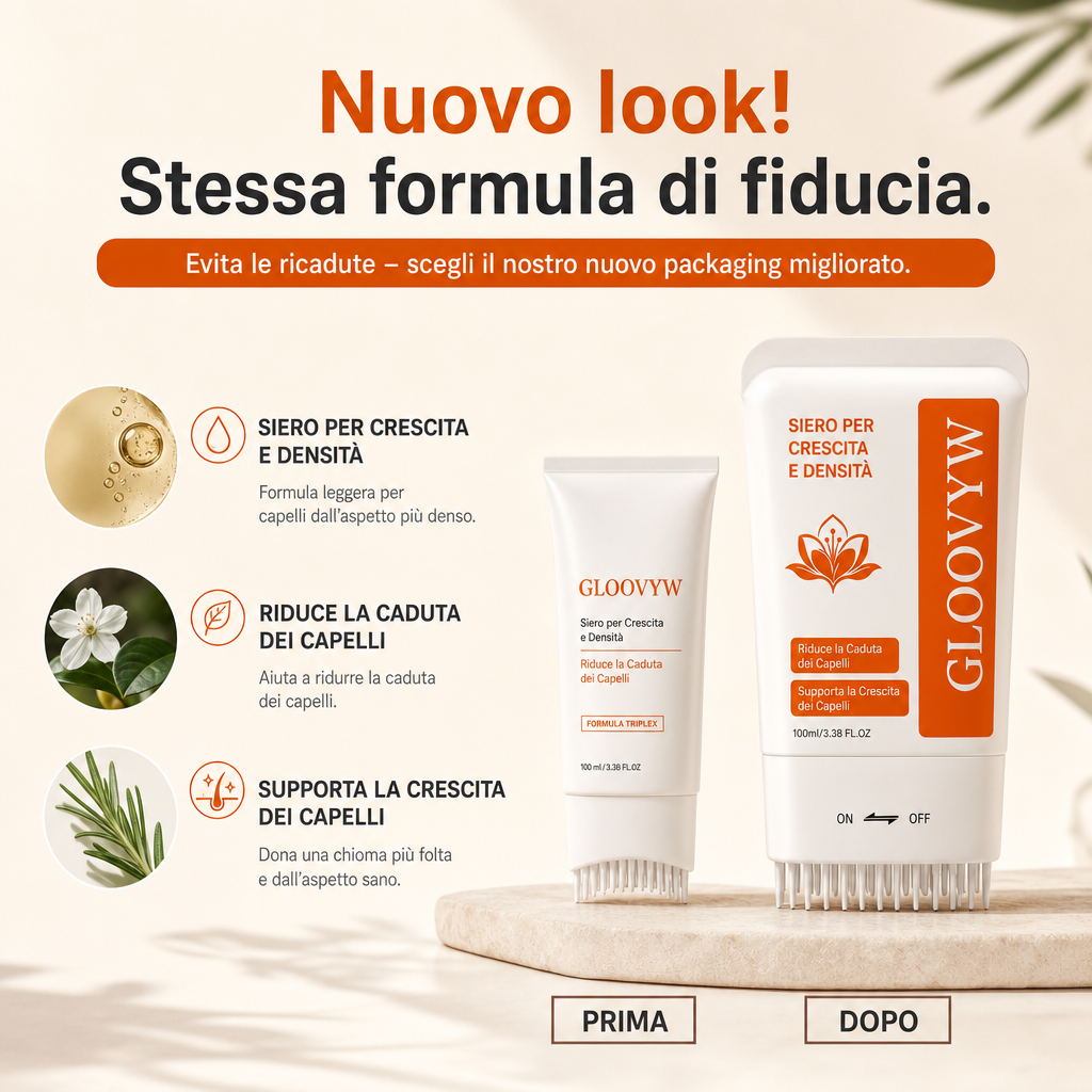 GlowHair ™  - Capelli più lunghi, più forti e più folti in 6 settimane