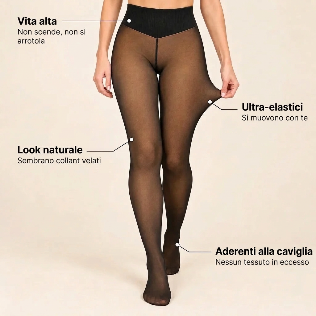 Legging termici modellanti anticellulite GlowSculpt™