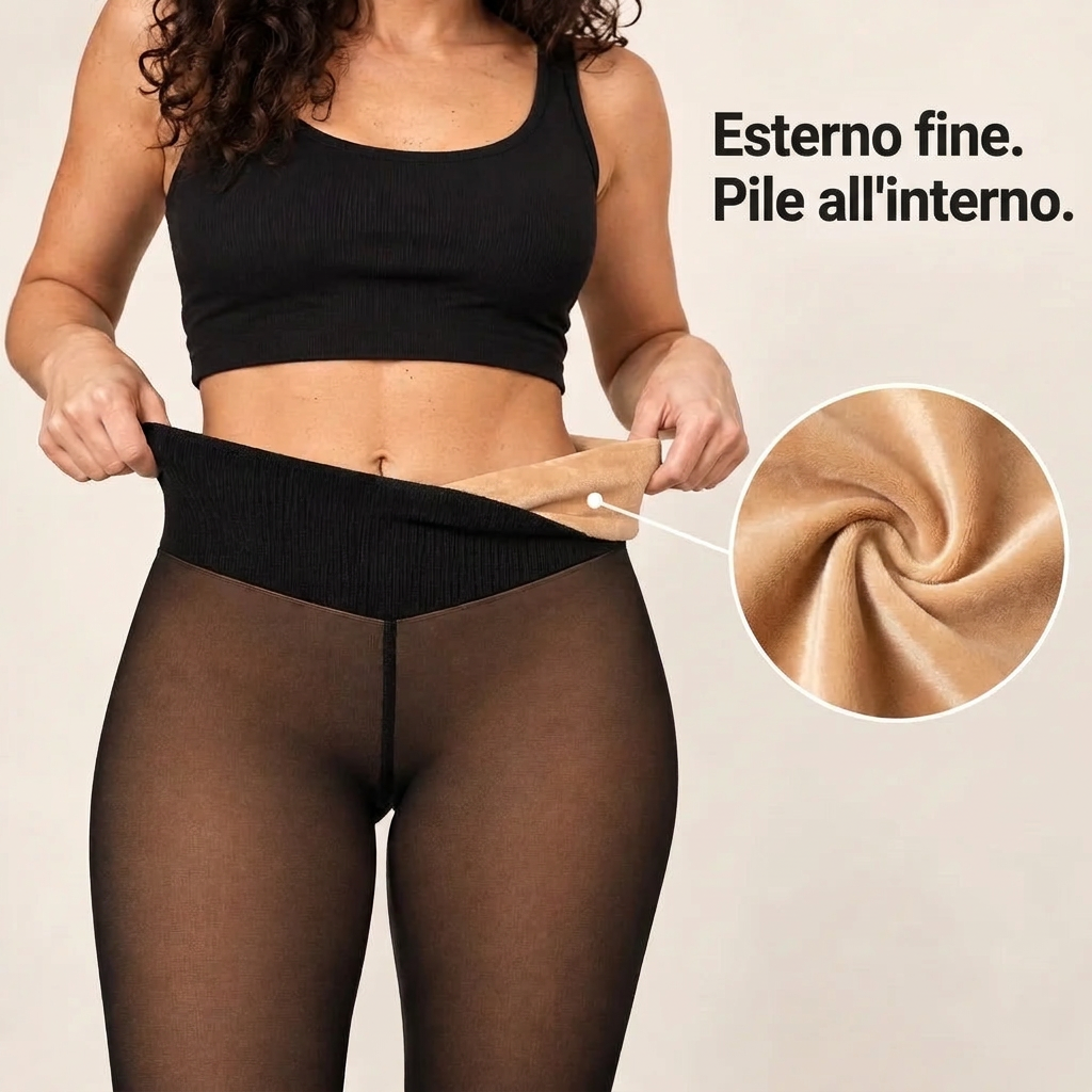 Legging termici modellanti anticellulite GlowSculpt™
